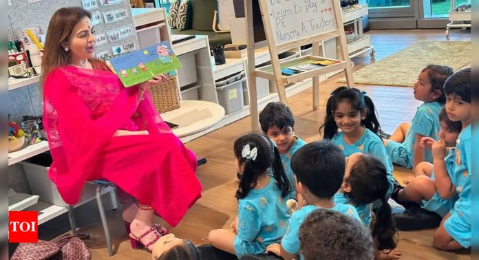 Nita Ambani's school visit: A lesson in style and motherly grace