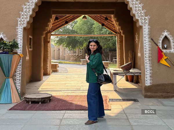 Rasika Dugal shot for a project in Mandawa