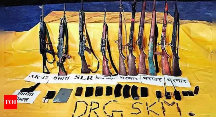 10 Maoists die in Sukma gunfight, toll 207 this year | India News