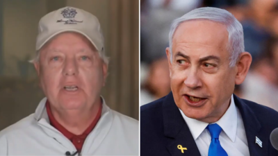 Lindsey Graham and Benjamin Netanyahu (Picture credit: Reuters/X) Trump ally Lindsey Graham warns UK, Canada, and other countries of sanctions for aiding Netanyahu arrest: 'We should crush your economy'