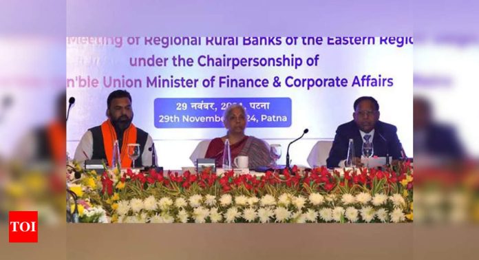 Finance minister Sitharaman encourages regional rural banks to onboard customers to digital services by December