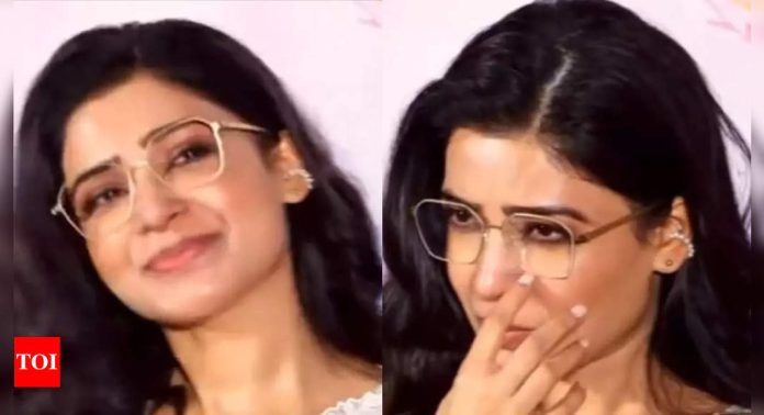 When Samantha Ruth Prabhu cried at a public event post her divorce from Naga Chaitanya: 'That's how much I love...' | Telugu Movie News