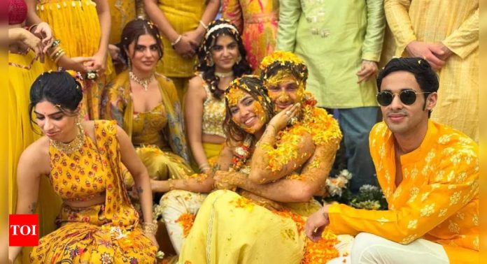 Anurag Kashyap shares first glimpse of Aaliyah Kashyap and Shane Gregoire's haldi ceremony, Khushi Kapoor, Ida Ali join the festivities
