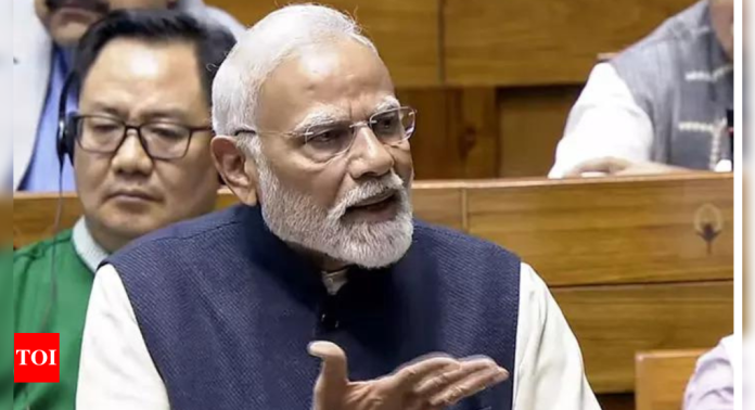 'Garibi hatao' was biggest 'jumla' of Congress for generations: PM Modi | India News