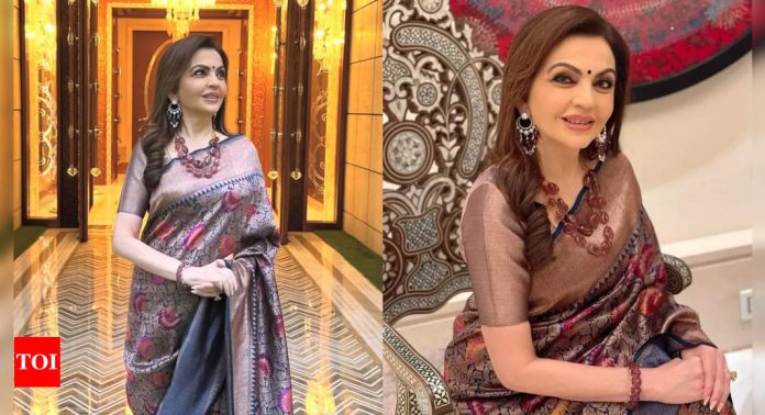 Nita Ambani's handwoven saree steals the show at DAIS' Annual Day |