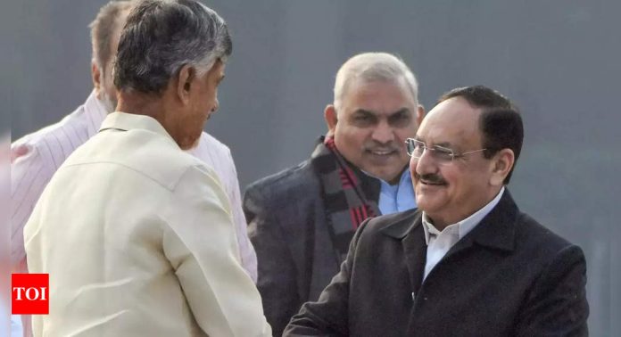 NDA meeting under way at BJP President JP Nadda's residence in New Delhi | India News