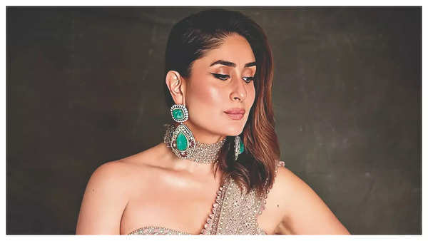Kareena Kapoor Khan's draping style is a great choice for a cocktail night or other pre-wedding functions kk