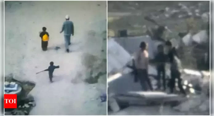 Chilling video: Children holding guns bigger than their size in absence of Hamas police in Gaza