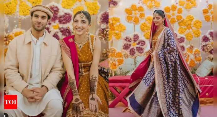 Mawra Hocane and Ameer Gilani share UNSEEN heartwarming Mehendi ceremony photos.