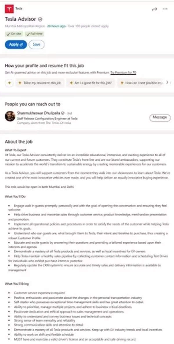 Job opening on LinkedIn. unnamed (1)