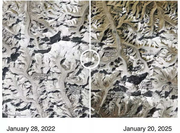 Nasa’s satellite images point to a long-term shift in snowfall patterns Nasa’s satellite images point to a long-term shift in snowfall patterns