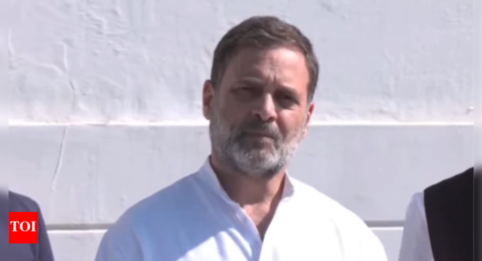 'Stand united & defeat terrorism': Rahul Gandhi visits Pahalgam, meets victims of terror attack