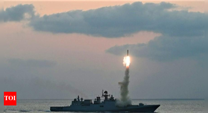 'Combat ready': Indian Navy test fires anti-ship missile in Arabian Sea | India News