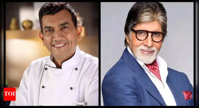 Sanjeev Kapoor and Amitabh Bachchan's heartwarming encounter; Celebrity Chef wishes people to call Big B "the Sanjeev Kapoor of the acting world" |
