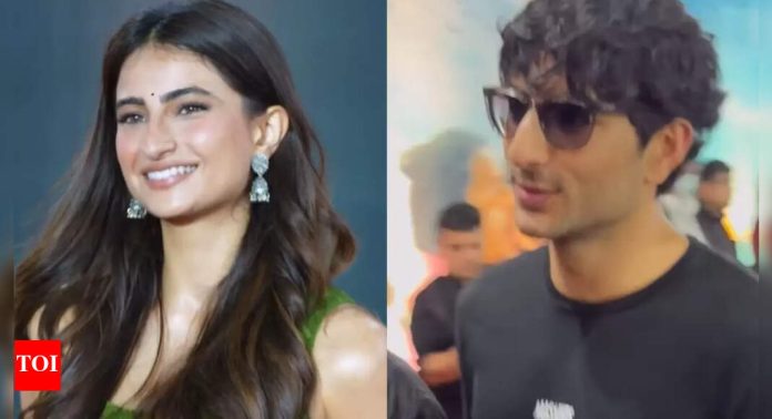 Ibrahim Ali Khan attends screening of rumoured girlfriend Palak Tiwari's upcoming film 'The Bhootnii' | Hindi Movie News