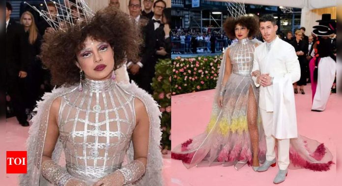 Grey brows, White eyes; Check out Priyanka Chopra’s bold Met Gala 2019 look that can still turn heads |