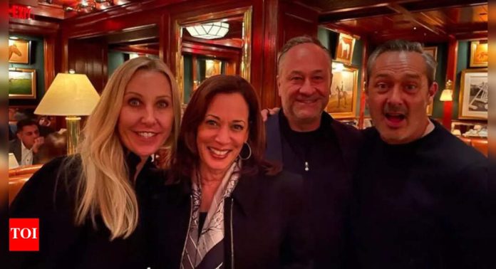 Kamala Harris spotted at NYC hotspot with husband Doug Emhoff, row over NYPD officers waiting outside
