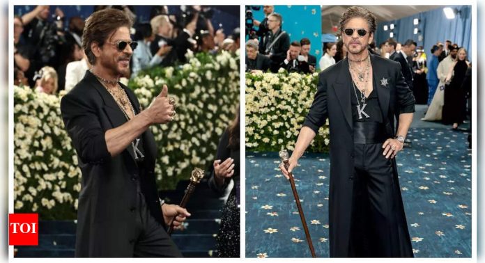 Met Gala 2025: Shah Rukh Khan looks 'Superfine' as he channels regal swagger on the blue carpet |