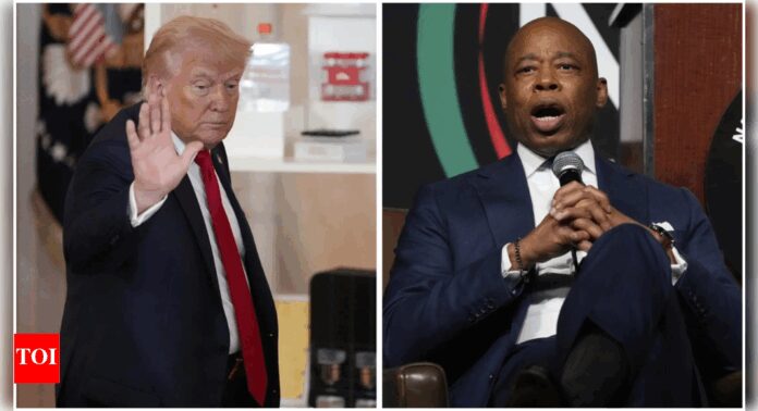 ‘Came in to thank me’: Eric Adams meets Donald Trump at White House after DOJ drops corruption case