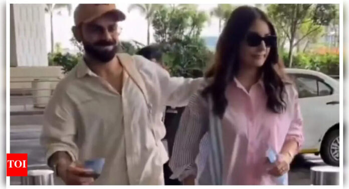 Virat Kohli and Anushka Sharma are all smiles as they make a joint appearance since Avneet Kaur 'like' controversy and retirement announcement- WATCH |