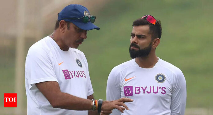 'Can't believe you are done': Ravi Shastri's emotional farewell to Virat Kohli breaks the internet | Cricket News