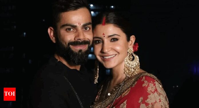 Virat Kohli visits Vrindavan with Anushka Sharma just a day after test retirement: WATCH VIDEO | Hindi Movie News