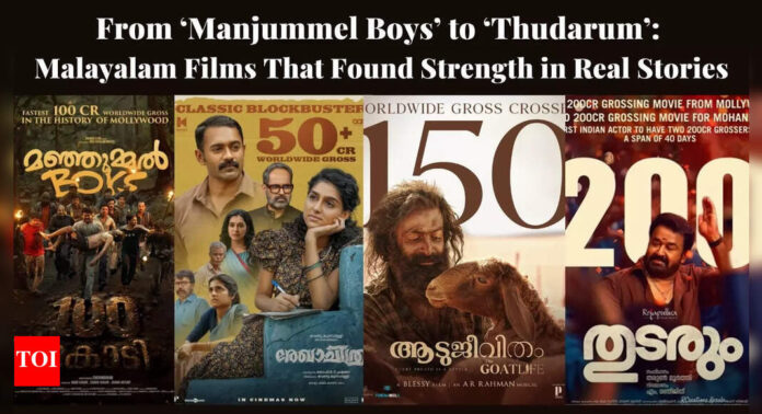 From 'Manjummel Boys' to 'Thudarum': Malayalam Films That Found Strength in Real Stories | Malayalam Movie News