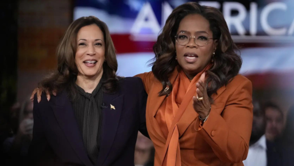 Kamala Harris and Oprah Winfrey Harris and Oprah
