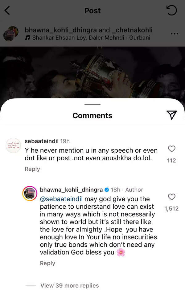 Bhawna's reply
