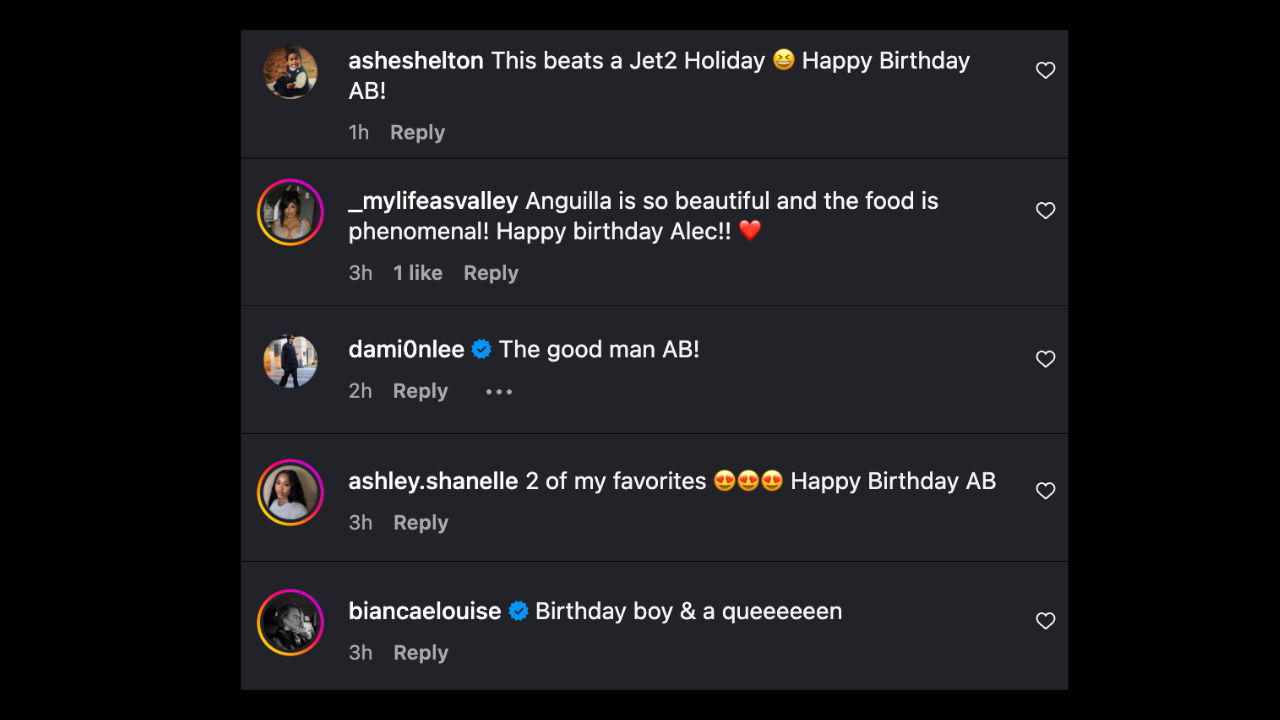Image via Elyse Burks/Instagram (screengrab) Elyse-Burks'-Birthday-post-for-Alec-Burks