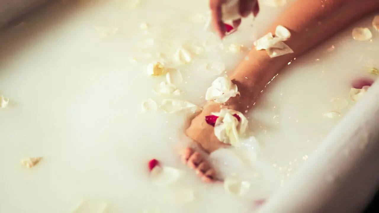 Milk baths