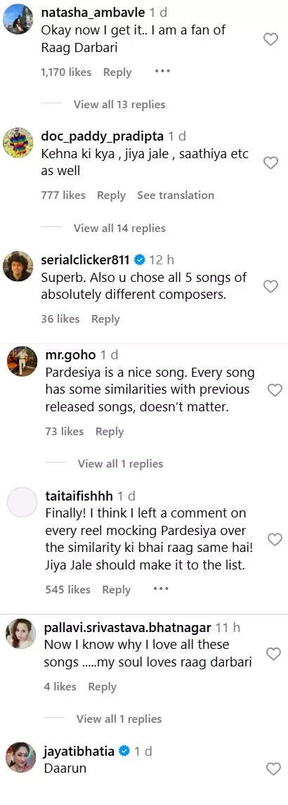 comments
