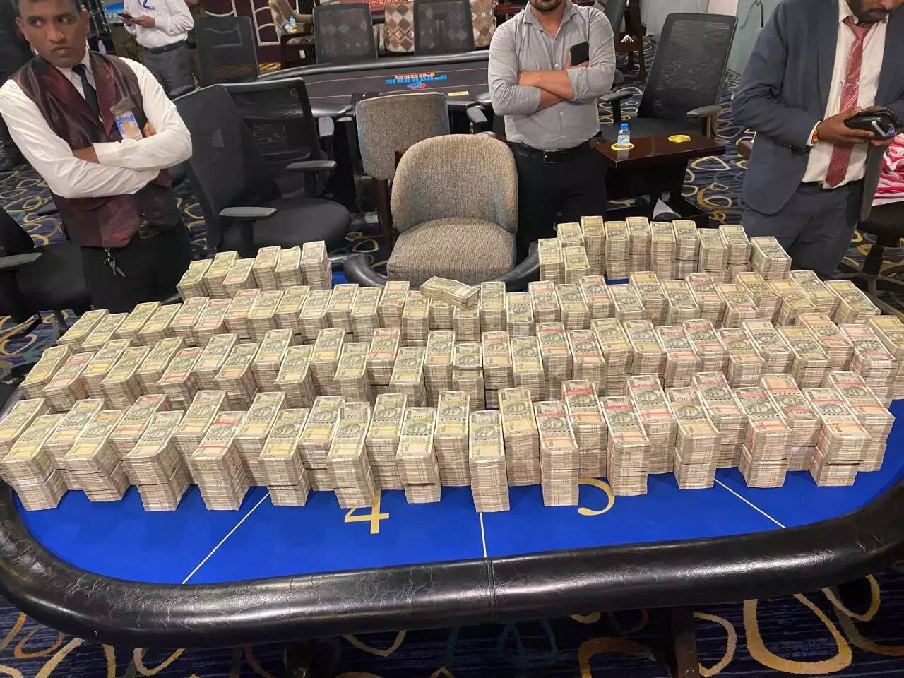 Hoard of cash ED recovered Cash.