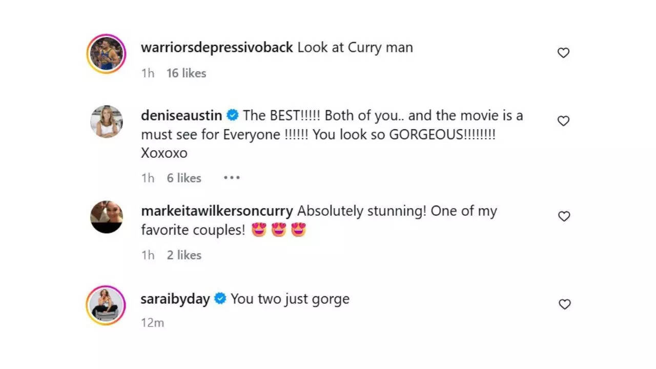 Fans react to Ayesha and Stephen Curry's premiere night pictures