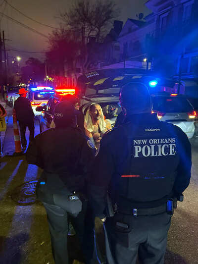 <p>In this photo provided by entertainer Jeffrey Damnit, actor Shia LaBeouf is taken into police custody in New Orleans on Tuesday, Feb. 18, 2026, after allegedly hitting multiple people outside a bar. (Jeffrey Damnit via AP)</p> Shia LaBeouf was shouting homophobic slurs while assaulting New Orleans bar patrons: Police