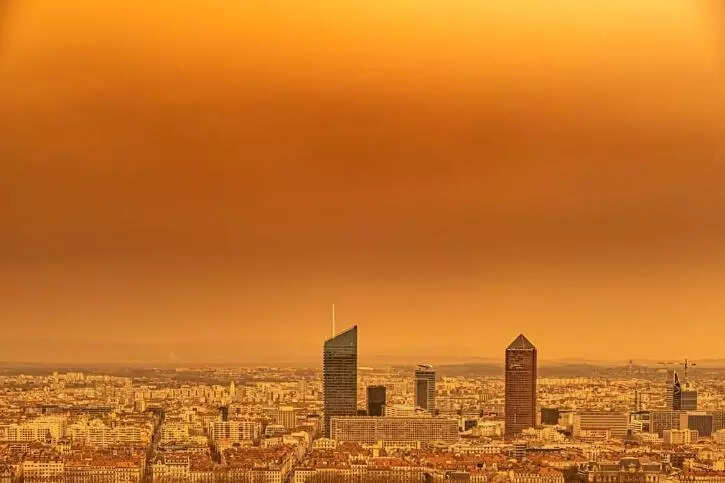 Winds Carrying Sand From Sahara Desert Have Turned Sky & Snow Orange In Parts of Europe