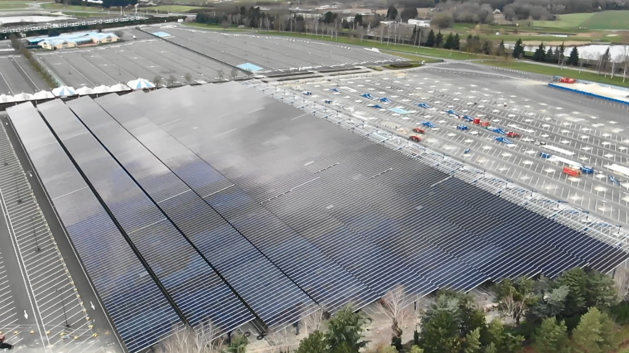 Experts say solar parking canopies are a smart climate solution