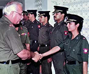 Lady Cadet 001 Major Jhingan