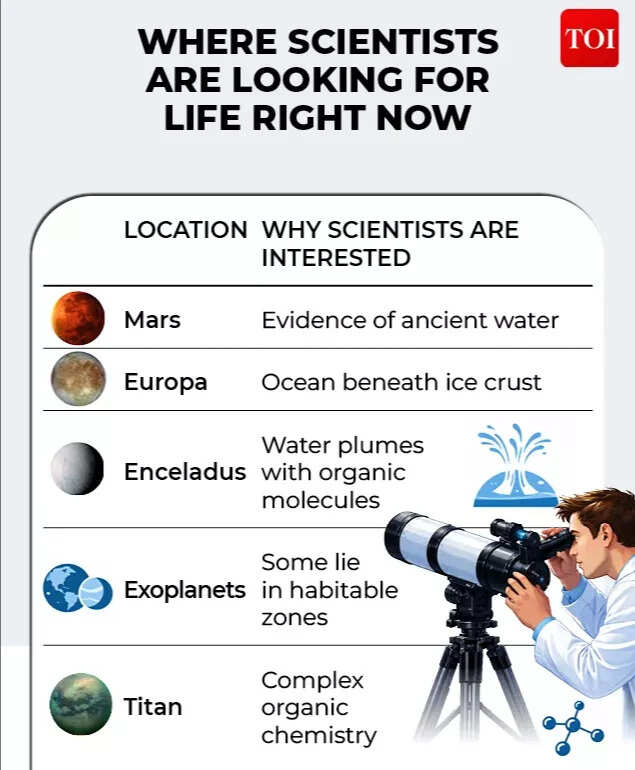 Where scientists are looking for life