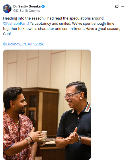 Sanjiv Goenka post