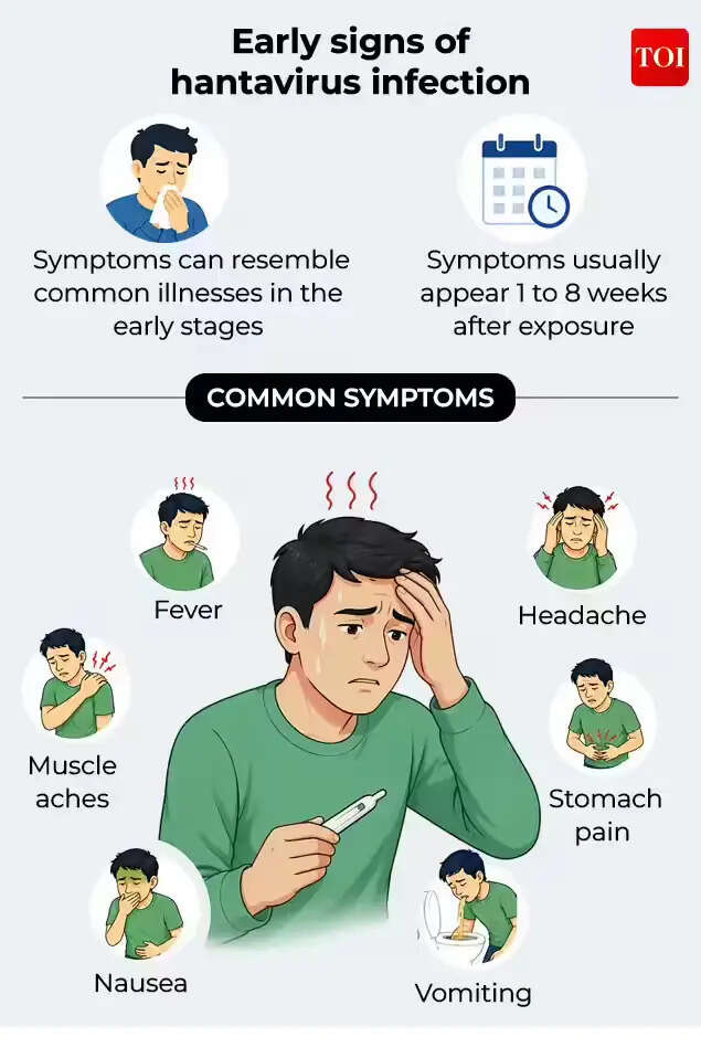 What are the early signs of hantavirus?